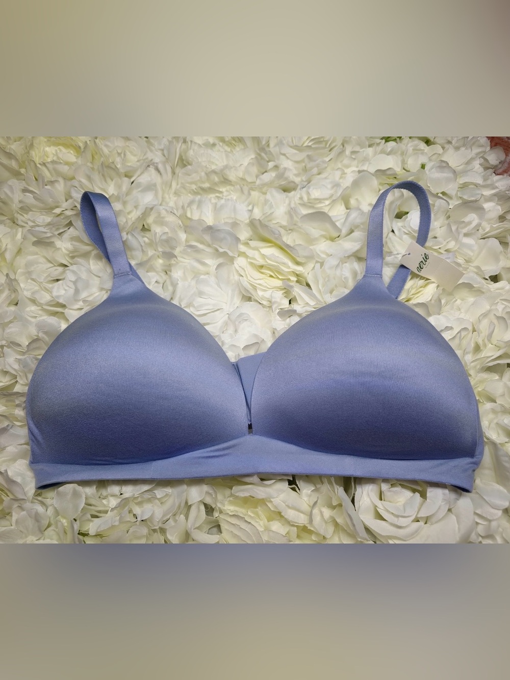 Aerie Sunnie Wireless Bra 40D Periwinkle Blue NWT